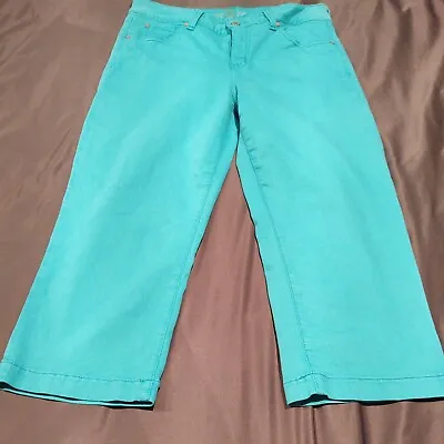 Miracle Body Womens Jeans Size 12 Waist 32x21.5in Blue Stretch Straight • $14.95