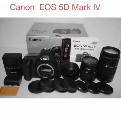 Good Condition Canon EOS 5D Mark IV Mark 4 Complete With Accessories • $4554.21
