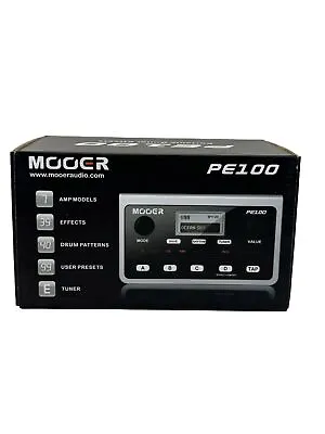 Mooer PE100 Portable Guitar Multi-Effects Processor Silver New • $65