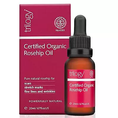 £13.99 • Buy TRILOGY Certified Organic Rosehip Oil For Fine Lines Wrinkles Stretch Marks 20ml