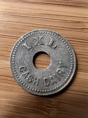 Vintage Ixl Cash Dairy Milk Trade Token  Good For Pint Milk  - A955 • $10