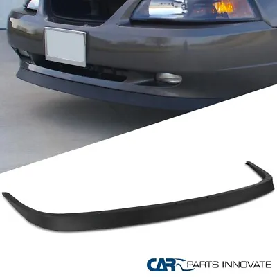 Fits 99-04 Ford Mustang GT Black Front Spoiler Bumper Lip Replacement Body Kit • $59.95