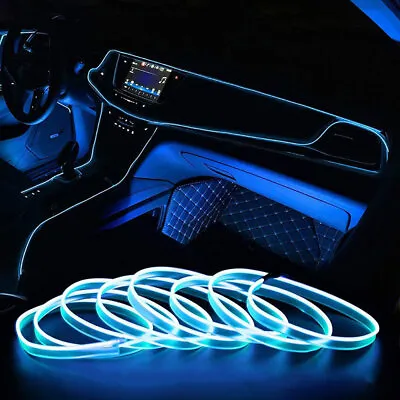 $19.99 • Buy 300cm Car Interior Decorative LED Atmosphere Wire Strip Lamp Light Accessories