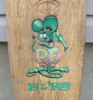 Vintage Madrid Ed Roth Rat Fink Rides Wood Skateboard Deck Hot Rod Monsters • $475