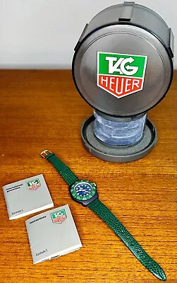 Vintage Tag Heuer Formula 1 (362.508) Blue Green Qz Womens Watch • $350