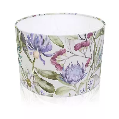 Handmade VOYAGE Fortazela Violet  Floral Lampshade  Table Lamp Pendant Shade • £24