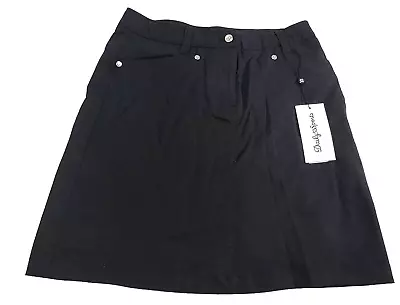 Daily Sports Skort Skirt Womens Size 6 Lyric Golf Athleisure Pockets Black • $28.95