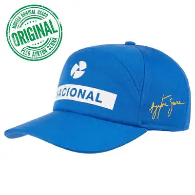 Ayrton Senna Nacional Original Cap Fan Collection Royal Blue • $124.60