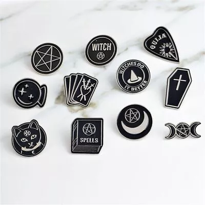 $2.32 • Buy Spells Gothic Punk Witches Badge Clothes Lapel Pin Brooch Enamel Pins