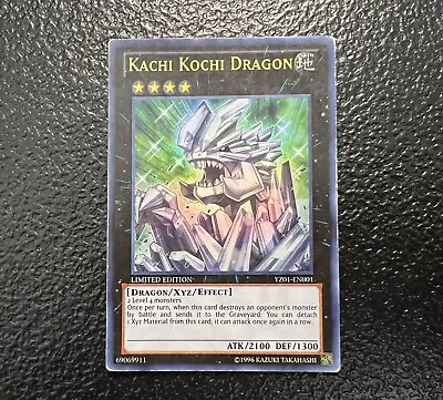 Yu-Gi-Oh! Kachi Kochi Dragon YZ01-EN001 Ultra Rare Limited Edition MP X1 • $2.49