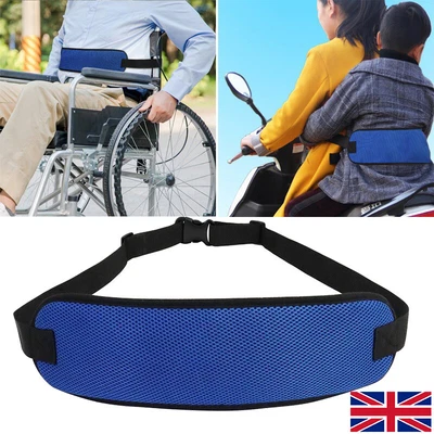 Safety For Elderly / Patient Wheelchair Seat Belt Restraint Bands Harness Strap~ • £5.99
