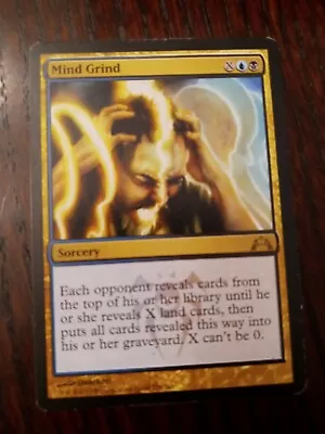 Mind Grind MTG Magic The Gathering Card VINTAGE Rare • $4.72