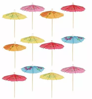 Cocktail Umbrellas Party Drink Decoration Umbrella Birthday Wedding Novelty New • £2.60