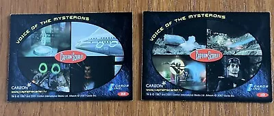 Captain Scarlet Trading Cards - Carlton Cards Inc 2001 Voice Of The Mysterons X2 • £1.45