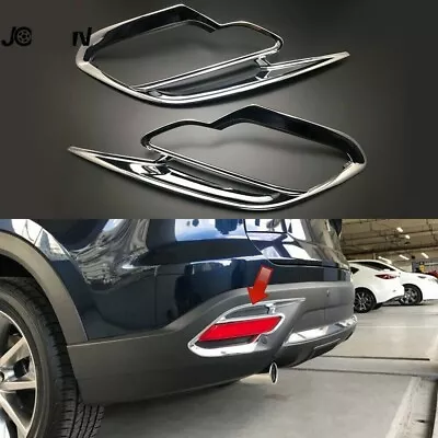 For Mazda CX-9 2016-2021 Chrome Exterior Rear Fog Light Surround Cover Trim 2pcs • $52.37