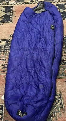 Mountain Hardwear 100% Polyester Filled Purple 90” Mummy Sleeping Bag 7.5 Ft • $63