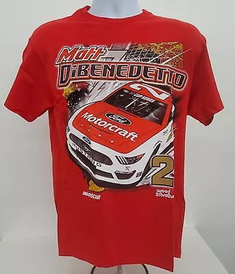 Matt DiBenedetto Backstretch Motorcraft Wood Brothers Racing NASCAR Shirt Large • $13.95