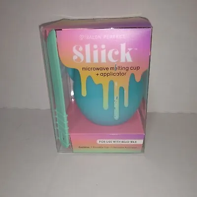 Sliick By Salon Perfect Home DIY Wax Microwave Cup For Melting Wax Beads Bnib • $9.99