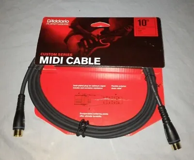 D'Addario Planet Waves MIDI Cable 10ft NIB • $19.99