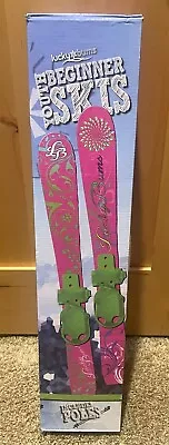 LUCKY BUMS Pink 70 Cm TODDLER BEGINNER YOUTH LITTLE KIDS STRAP SNOW SKIS • $34.99
