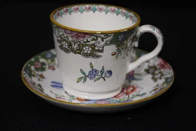 1860 Antique Hand Painted Minton BIRDS & FLOWERS #C150 Cup & Saucer Set England • $39.99