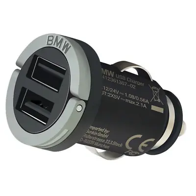 New~OEM Genuine BMW Dual USB Charger Charging Adaptor  65412311598 2 Ports • $22.90