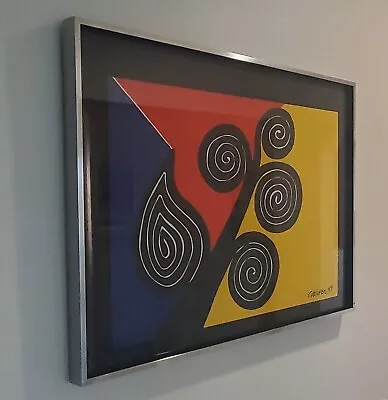 ALEXANDER CALDER Original Lithograph  Autumn   1969 ~ Signed In The Plate • $295