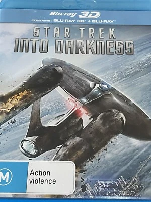 $10.95 • Buy Star Trek - Into Darkness 3D Blu Ray + Blu Ray Like New