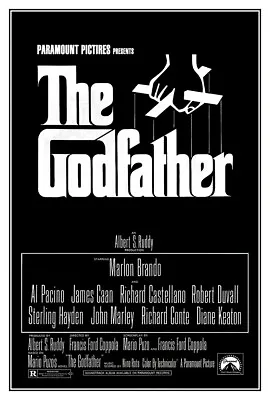 The Godfather - Movie Poster - 1972 - US Version • $10.99