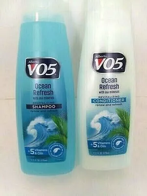 Alberto VO5 Shampoo And Conditioner Ocean Refresh Revitalizing 12.5 Oz NEW • $18.79
