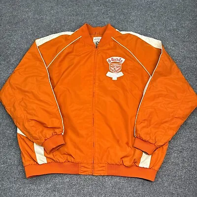 Vintage G Unit 50 Cent Track Jacket Mens Size XL Orange Full Zip Y2K Hip Hop • $51.34
