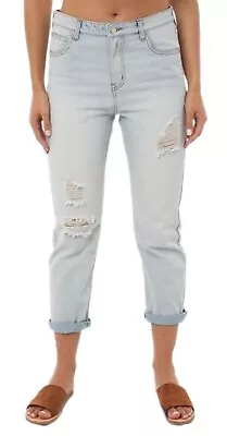 ZULU & ZEPHYR - The Boyfriend Jean - Size 6 - BNWT Bleached & Distressed Style • $70