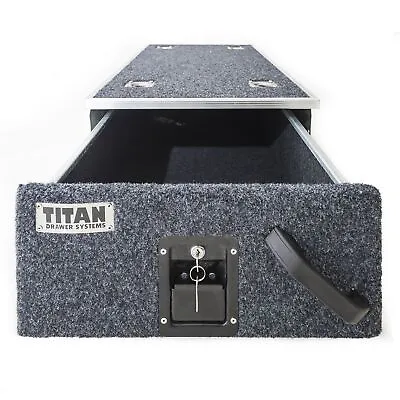 $149 • Buy Titan 900mm Single Rear Drawer Storage Lockable Utes Trays Organizer 4WD SUVs