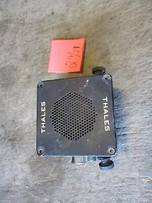 Used Thales 24v Loudspeaker For Military Radio SINCGARS Etc. In HMMWV MV's • $45