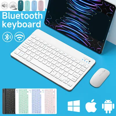 Bluetooth Keyboard Mouse For IPad 5th 6th 7th 8th 9th 10th Gen Air Pro 11 10.9 • $25.99