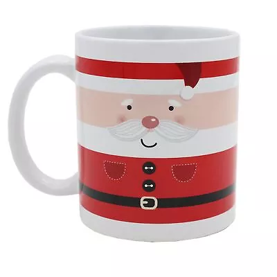 Novelty Christmas Ceramic Mug Santa Character Design • £5.99