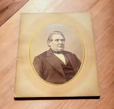 1800s Barrett Personalized On Back Large Cabinet Card Studio Photo  • $32.20