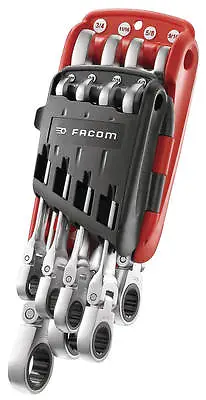Facom 467F.JPU8 8 Piece AF Flexi Ratcheting Combination Spanner Set 5/16-3/4   • £189.95