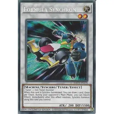 HAC1-EN178 Formula Synchron : Secret Rare Card : Limited Edition YuGiOh TCG • £5.45