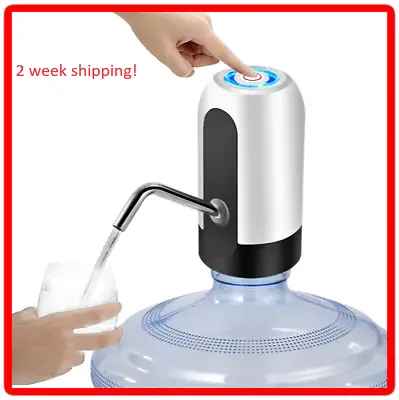 Water Bottle Pump Dispenser Automatic Button Electric Battery USB Rechargeable • $7.47