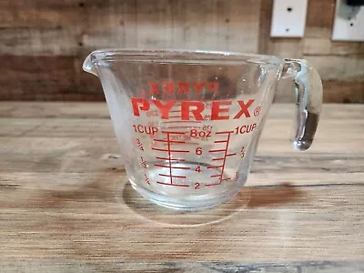 Vintage Pyrex Standard/Metric 1 Cup Glass Measuring Cup 8oz/250mL • $14.29