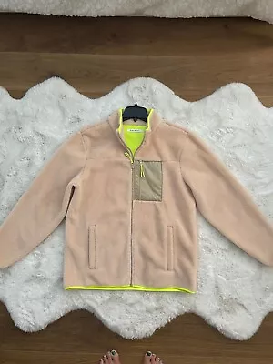 PAC SUN COAT Neon Yellow  Tan MENS SIZE LARGE • $27