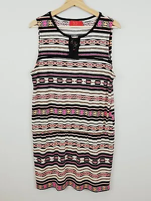 TIGERLILY Womens Size 12 Patterned Sleeveless Dress • $65