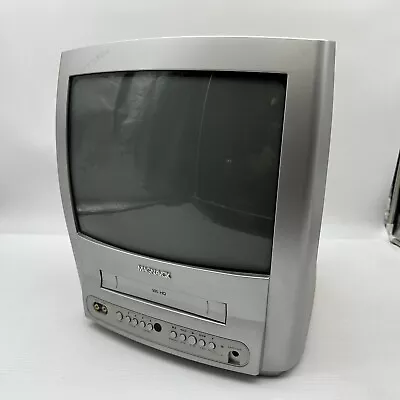 Magnavox 13  TV VCR Combo Retro Gaming CRT MC132EMG/17 **TV WORKS VCR DOES NOT** • $99.95