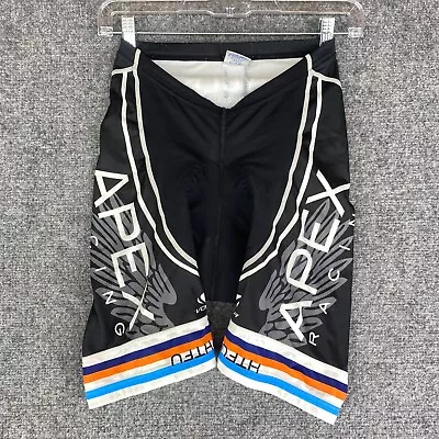 Voler Mens Black Graphic Waist 22 Cycling Short Apex Racing Cycle University • $4.88