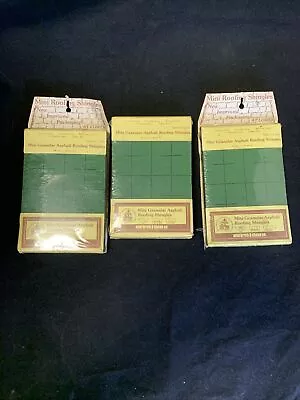 $45 • Buy Mini Brick & Stone Co Dollhouse Asphalt Roofing Shingles - 3 Pckgs