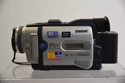 Sony Handycam DCR-TRV30 Camcorder Record Transfer Mini DV Tapes Silver Used • $100.24