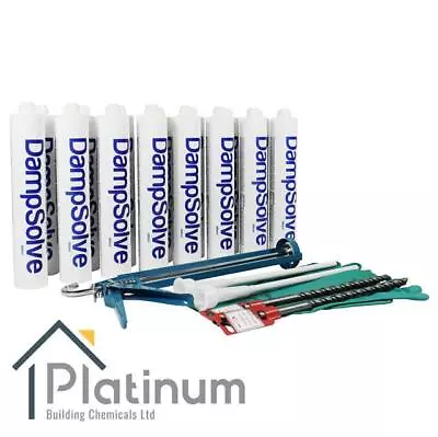 DAMPSOLVE Damp Proof Cream Kit (16 X 380ml Kit) | DPC Course Injection Treatment • £120