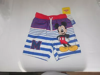 New Toddler Boys Mickey Mouse Swim Trunks Size 4t • $9