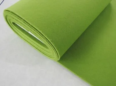 FELT Craft Felt Felt Fabric Solid 3-4 Mm Thick Crafts MOSS GREEN EUR 8.98/m • £3.87